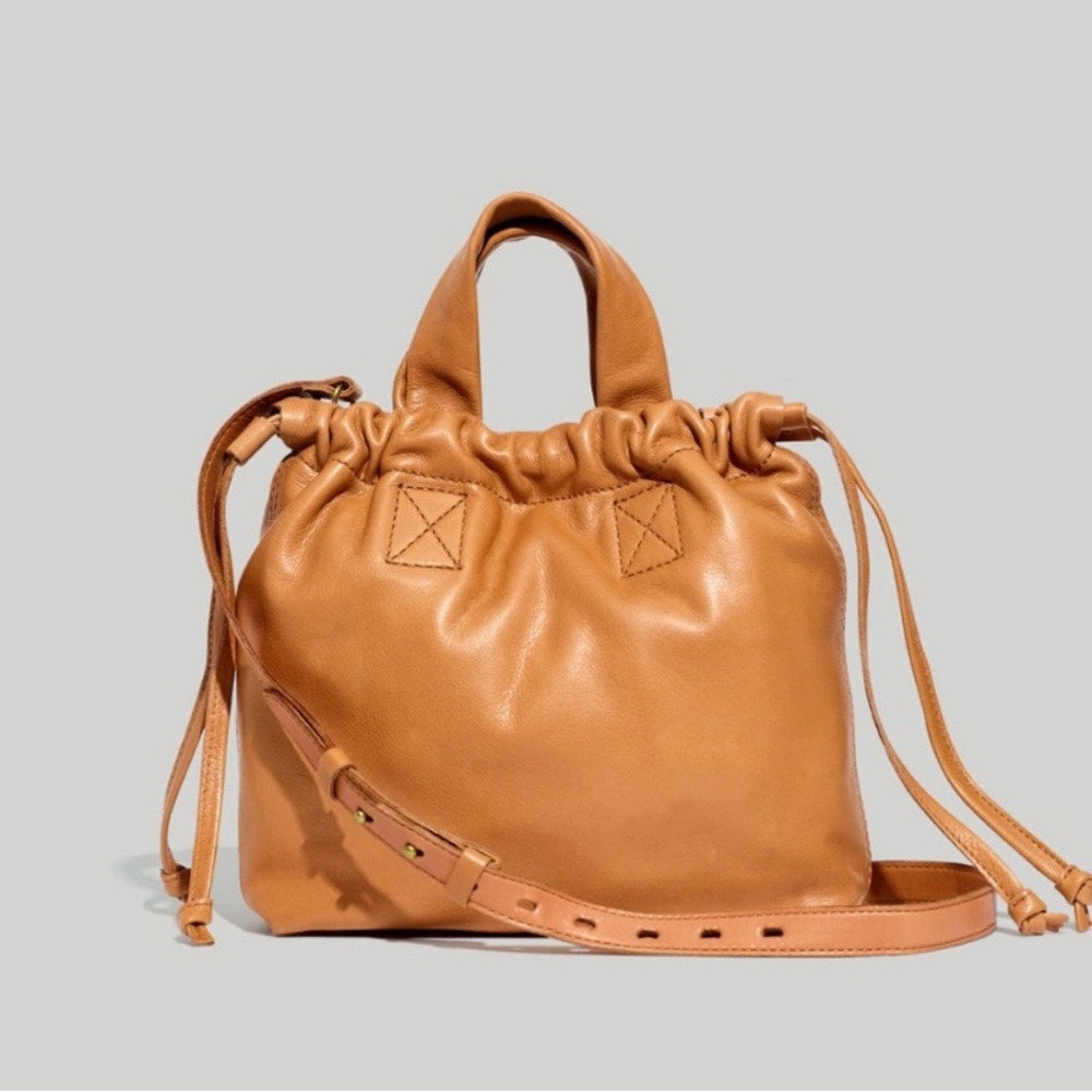Madewell Soft Cinch Crossbody Leather Bag NWT!